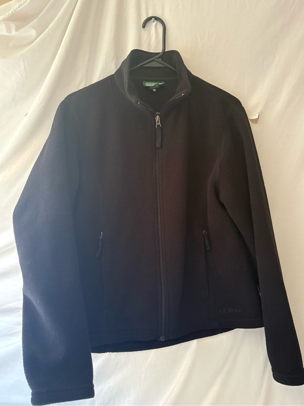 L.L. Bean Women’s Black Full-Zip Fleece Jacket